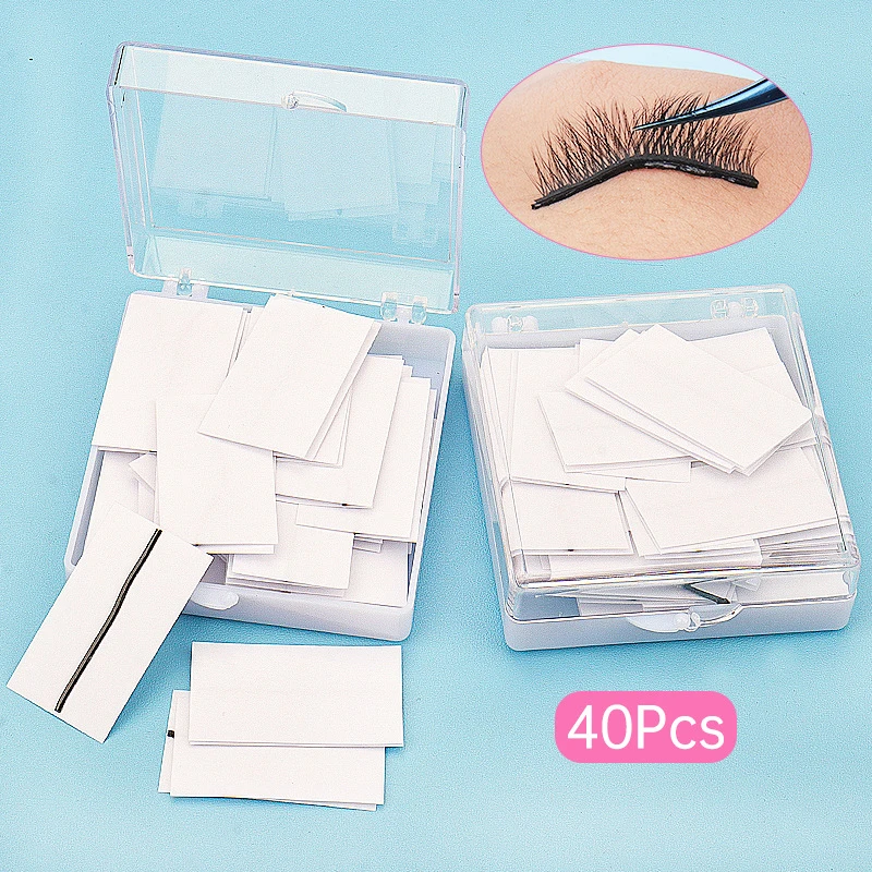 Self Adhesive Eyelashes Strips Tape Waterproof Lash Glue Strip For Lash Clusters For Self-Adhesive Eyelashes Pad Replacement