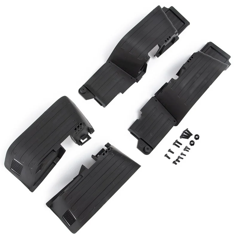 4pcs Plastic Front and Rear Mud Flaps Fender for 1/10 RC Crawler Car Axial SCX10 II 90046 90047 Upgrades Parts