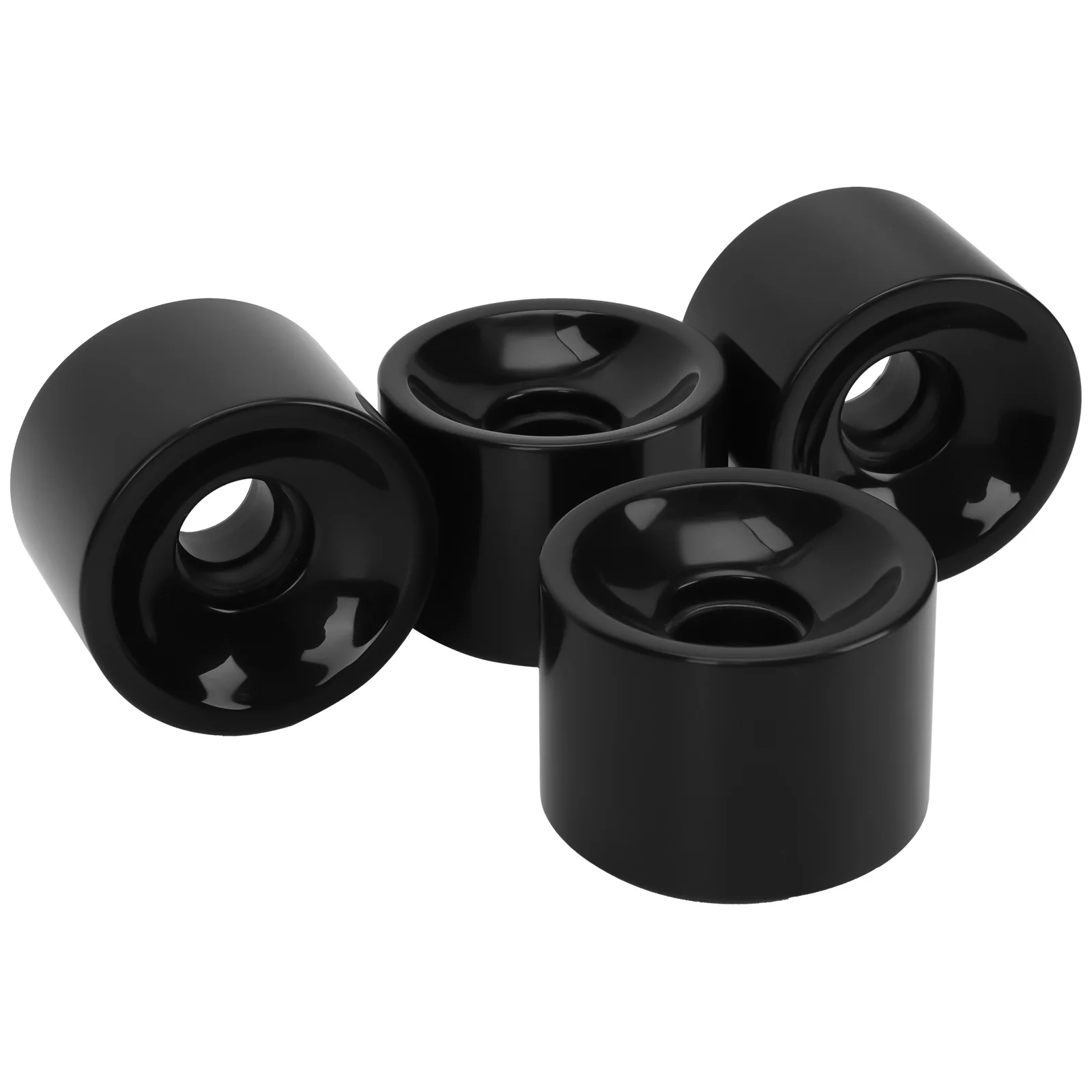 

4pcs Replacement Long Board Pu Wheels High Resilience Durable Shock-Resistant For Street Skate Long Board Pu Wheels Skateboard