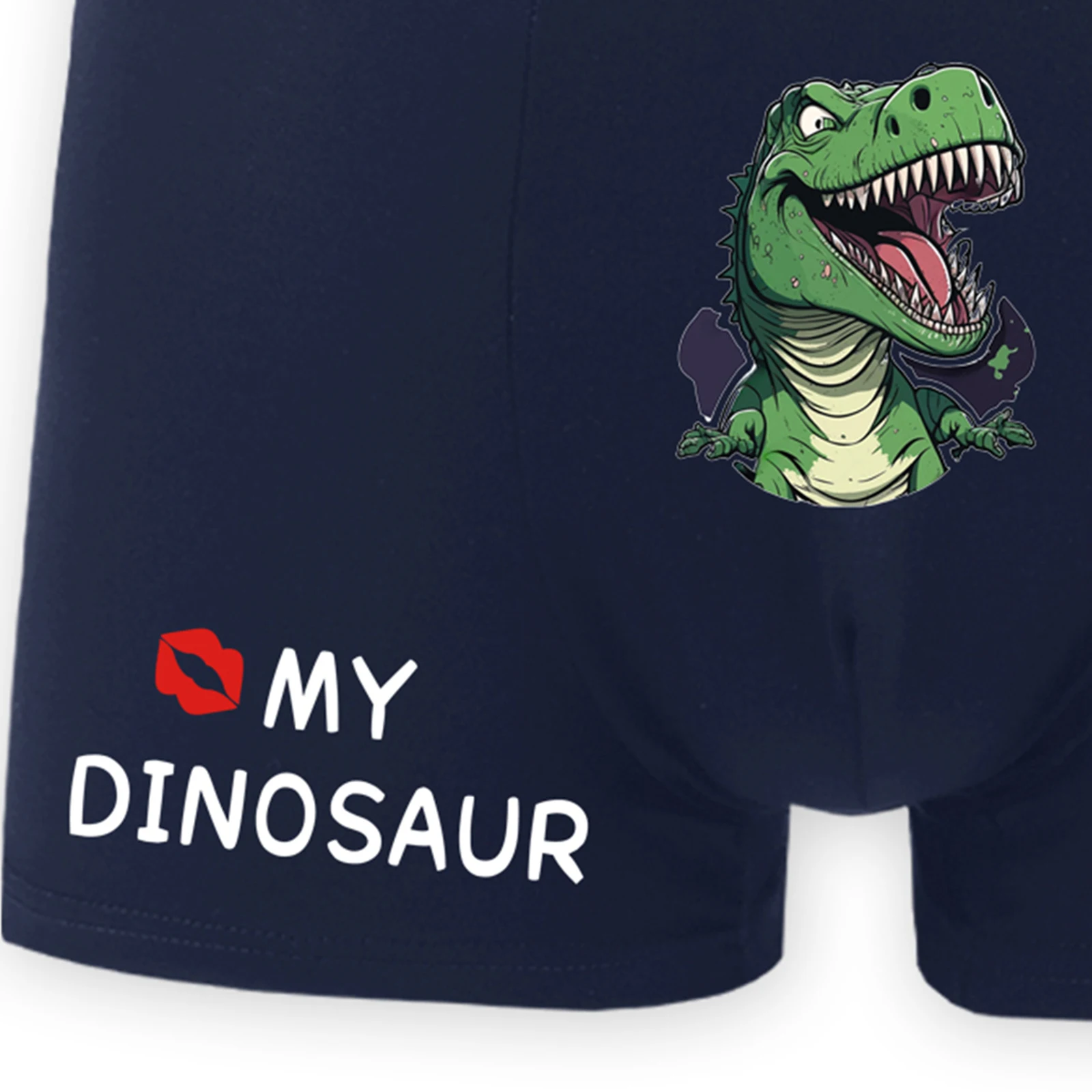 الرجال الكلسون ملابس داخلية جيدة التهوية مثير سراويل داخلية للرجال منخفضة الخصر U محدب سراويل الرجال موضة مضحك الجدة ديناصور مطبوعة