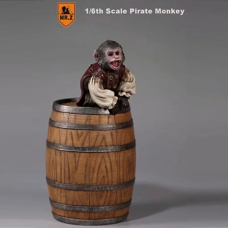 1:6 Scale Simulation Animal Model Pirate Monkey Set Model Toy 12 Inch Action Figure Accessory Scene Decoration Display Dolls Fan