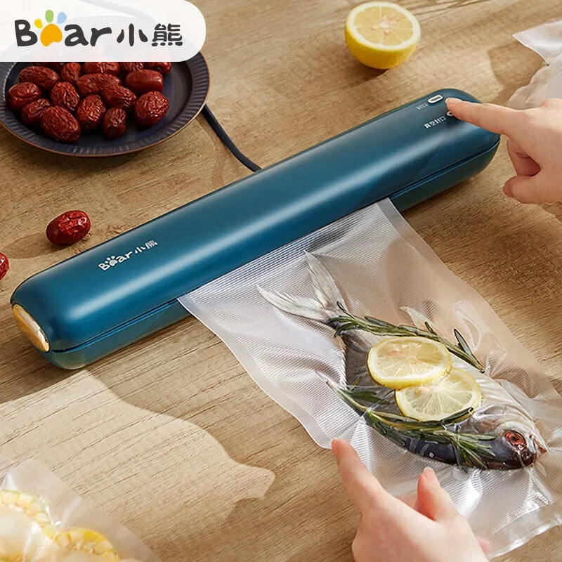 

FKJ-C01E1 Automatic Vacuum Sealer with External Suction Pipe for Food Preservation at Home 220V