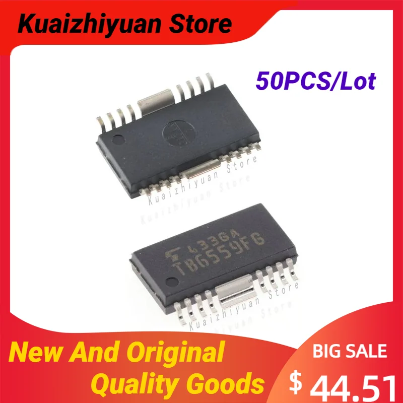 

50PCS/Lot New And Original TB6559F SOP-18 TB6559FG SOP18 Dc Motor Driver 10V to 30V supply 1A/1 Output Quality Goods