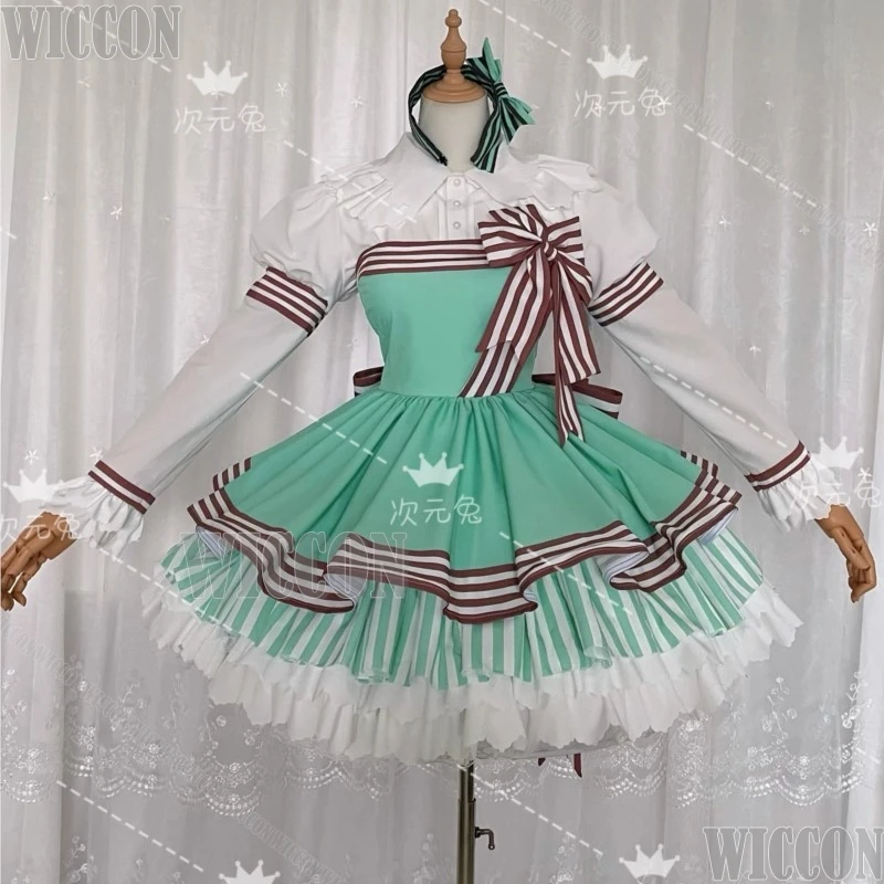 بطاقة الآسر ساكورا Ciyuan أرنب النعناع الشوكولاته تأثيري حلي أنيمي الزي عالية الجودة الأخضر لوليتا Kawaii Jirai Kei هالوين #2