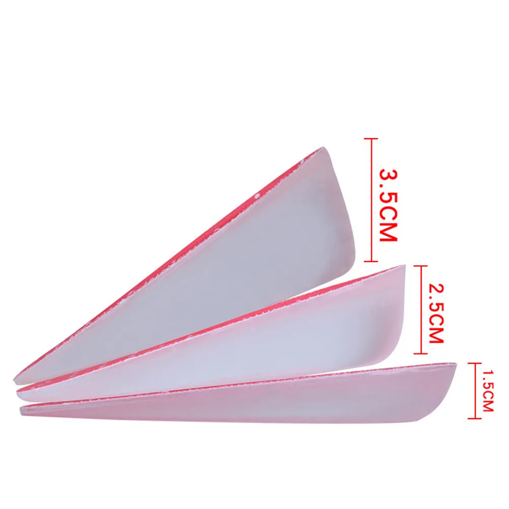 One Pair 1.5cm Height Increase Shoe Inserts Invisible Insoles for Men Women PU Silicone Ventilated Perspiration Control