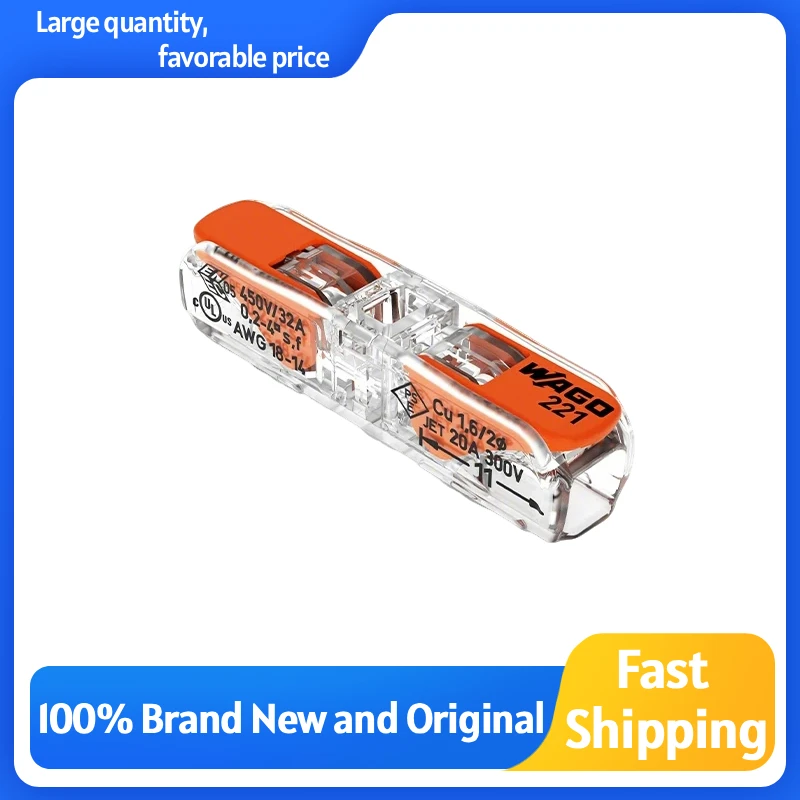 221-2411/612/412 1-in/1-out,Terminal Block,221-413/613 1-in/2-out,Compact Connector,221-615/221-415 1-in/4-out,221 Series