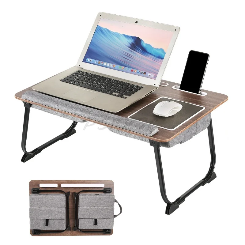 Portable Laptop Folding Table Computer Desk Lazy Person Pad Knee Table Bed Table