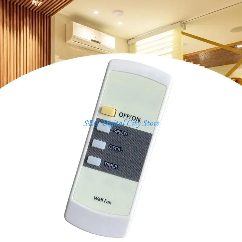 

U75B Wall Mounted Household Electric Fan Kitchen Toilet Wall Electric Ceiling Fan Remote Control Replacement for F-MU44R