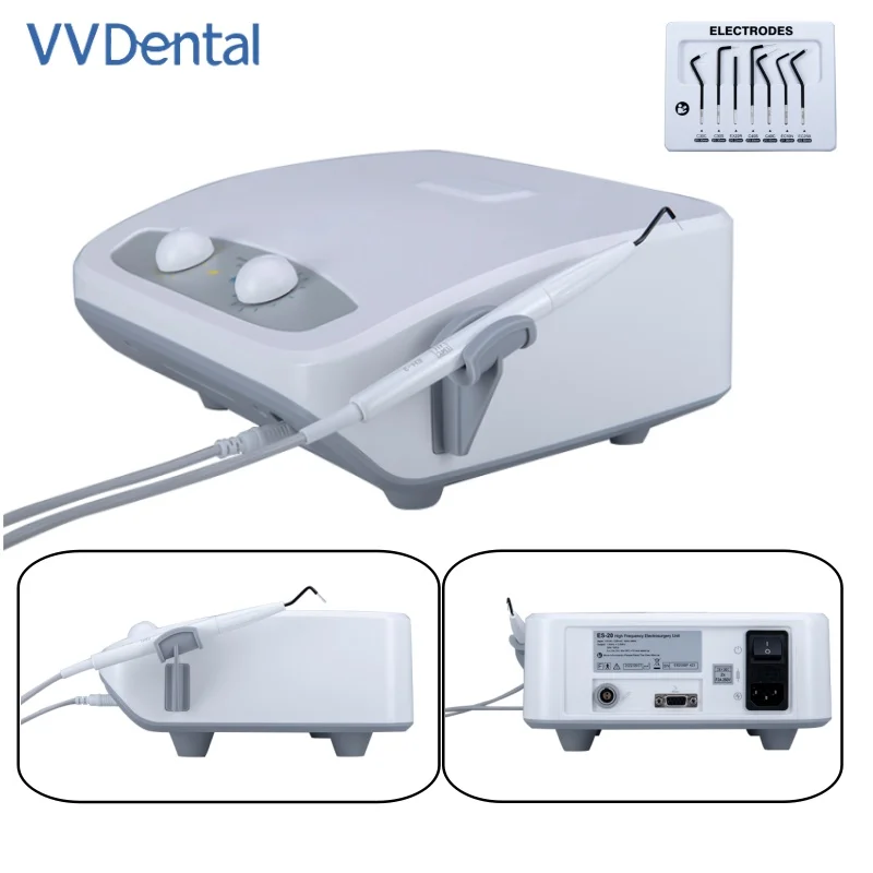 

VV Dental Portable Electrosurgical Unit for Quick Cutting Soft Tissue Dentisty Equipment Electro Electrosurgery with 7pcs Knife