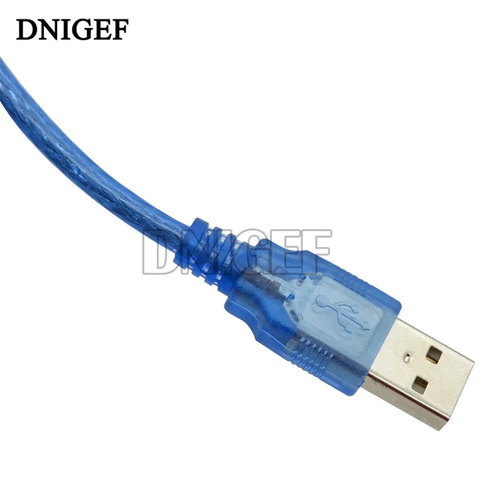 Kabel USB 30cm do Uno R3/Nano/MEGA 2560/Leonardo/Pro micro/DUE Blue wysokiej jakości USB/Mini USB/Micro USB 0.3m dla Arduino