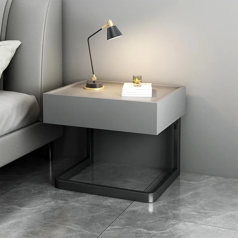 

Mobiles Modern Coffee Nightstands Trendy Unique Space Saving Shelf Bedside Table Laptop Library Table De Nuit Modular Furniture