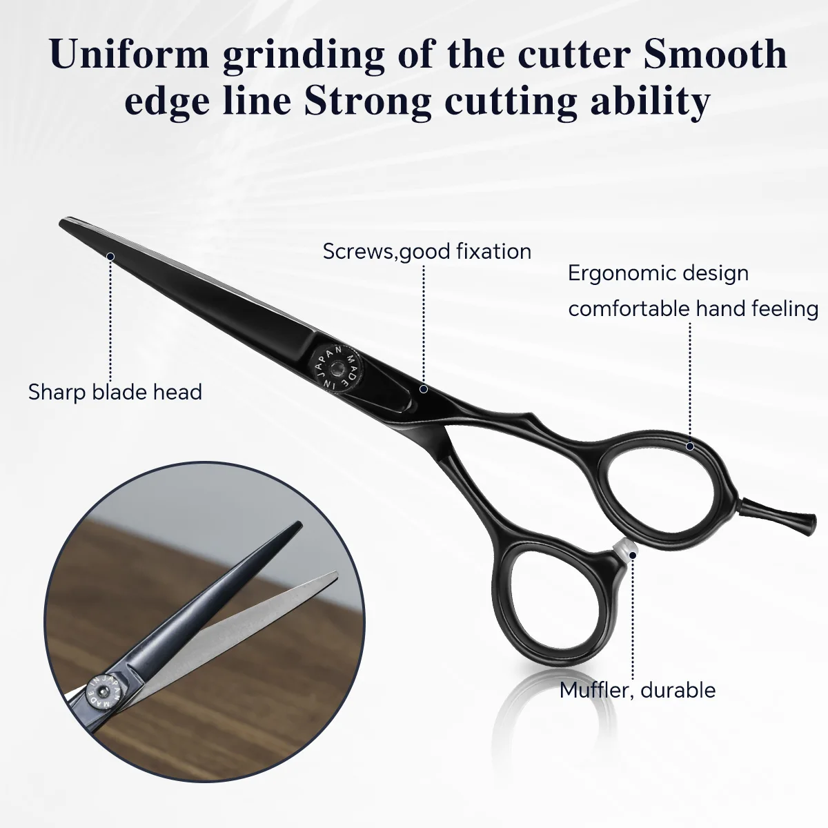 

Профессиональные парикмахерские ножницы 6.0 из нержавеющей стали для стрижки и филировки волос, для домашнего использования