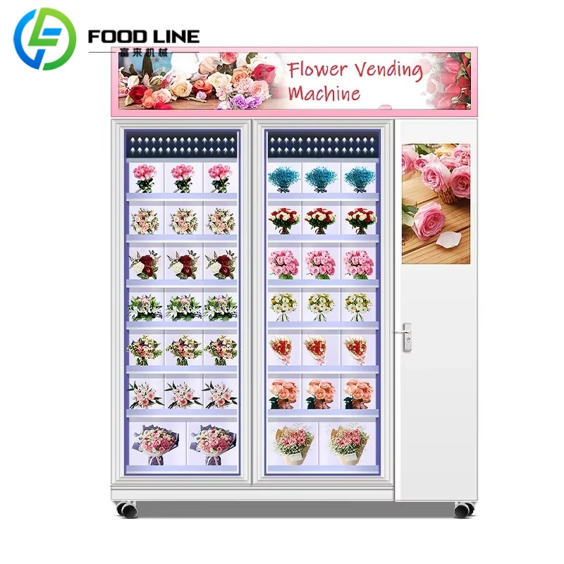 SDK Elegant Design Flower Vending Machine - Flower Vending Machine with Cooler and Humidifier custom
