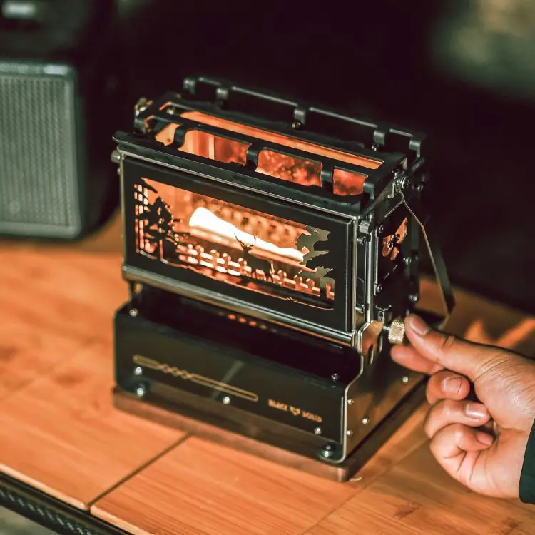 Vintage  Stove Desktop Fire Observation Stove Portable Camping Barbecue Stove
