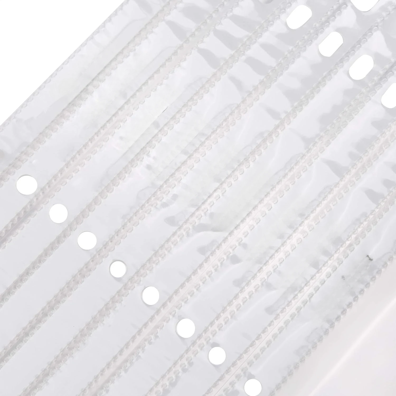 Protetores de folha transparente para fichários de 3 anéis - 8,5 x 11 polegadas, polipropileno, pacote com 100