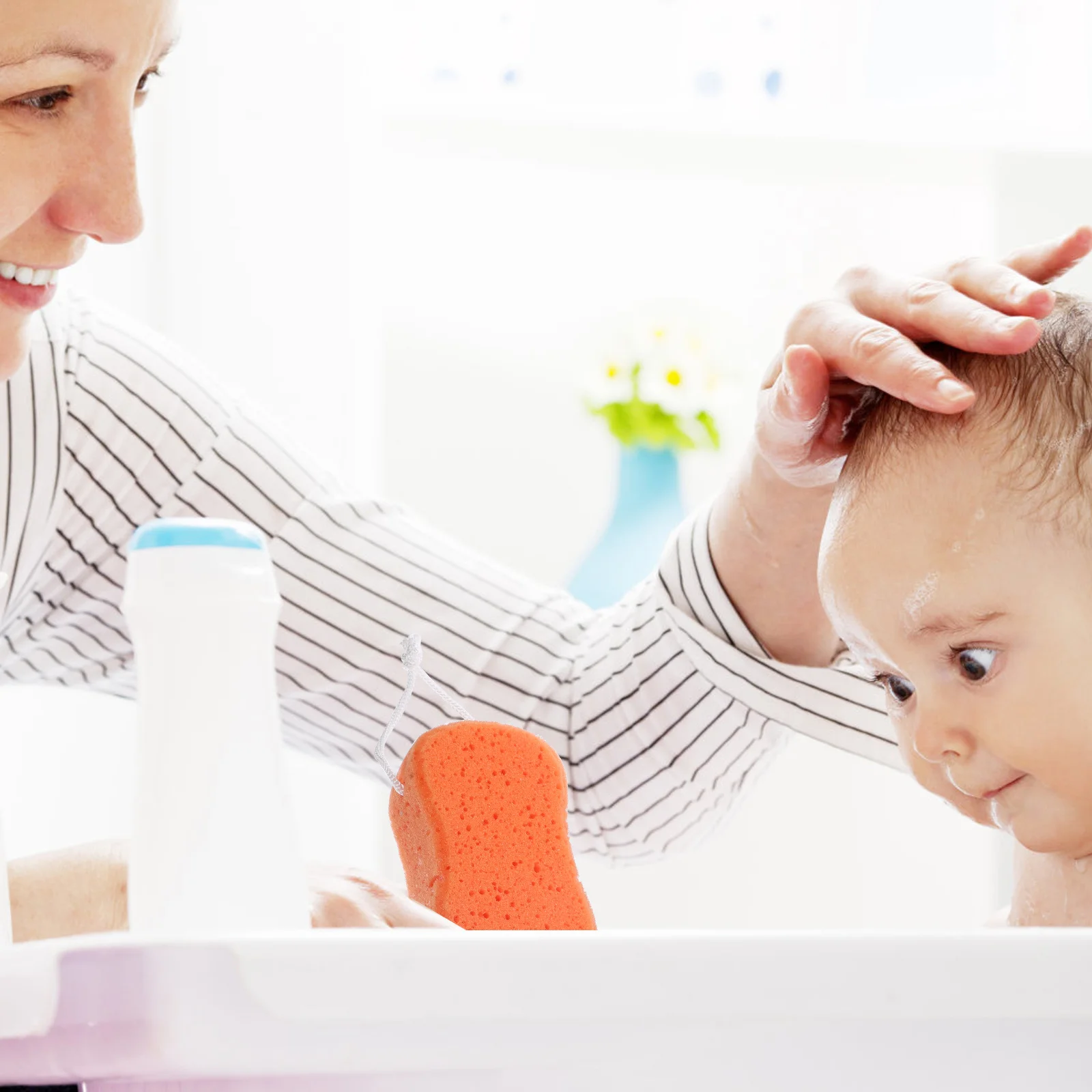 

3Pcs Thick Bath Scrubber Sponge Shower Ball PU Material Massaging Deep Scrubbing Body Cleaner Bathroom Bath Supply