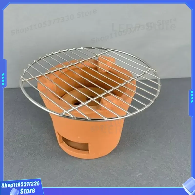 Korean Style Stainless Steel Double Handle Grill Mesh Customizable Japanese BBQ Grate Portable Outdoor Cooking Net for