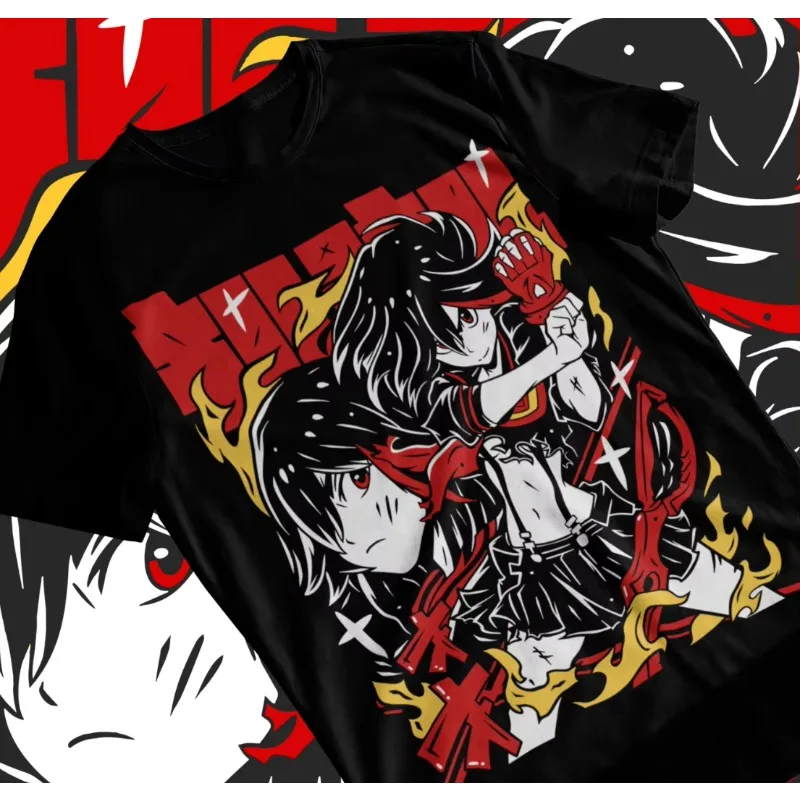 

Trend Summer 2025 Cosplay Neutral Kill La Kill Ryuko T-Shirt Girl Anime Ryuko Matoi Senketsu Waifu Shirt All Sizes One Piece