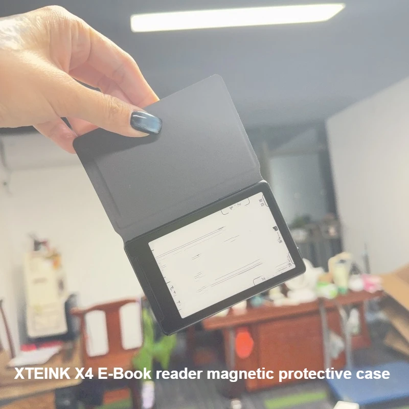 E-Book Case for XTEINK X4 E-ink Reader Magnetic Split Protective Case XTEINK X4 Ink Screen E-Book Readers Protective Shell Gifts