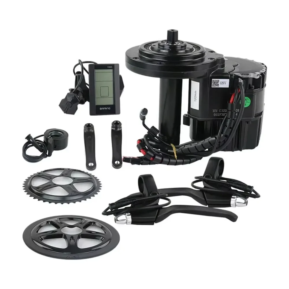 

BBS01B BBS02B 48v 52v 500w 750w 1000w mid drive motor with 15ah 17.5ah 20ah battery electric bike conversion kit