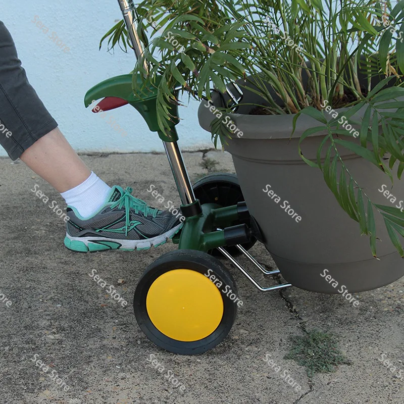 Hot-selling gardening flower pot handling trolley household potted plants green plant trolley artifact gardening artifact