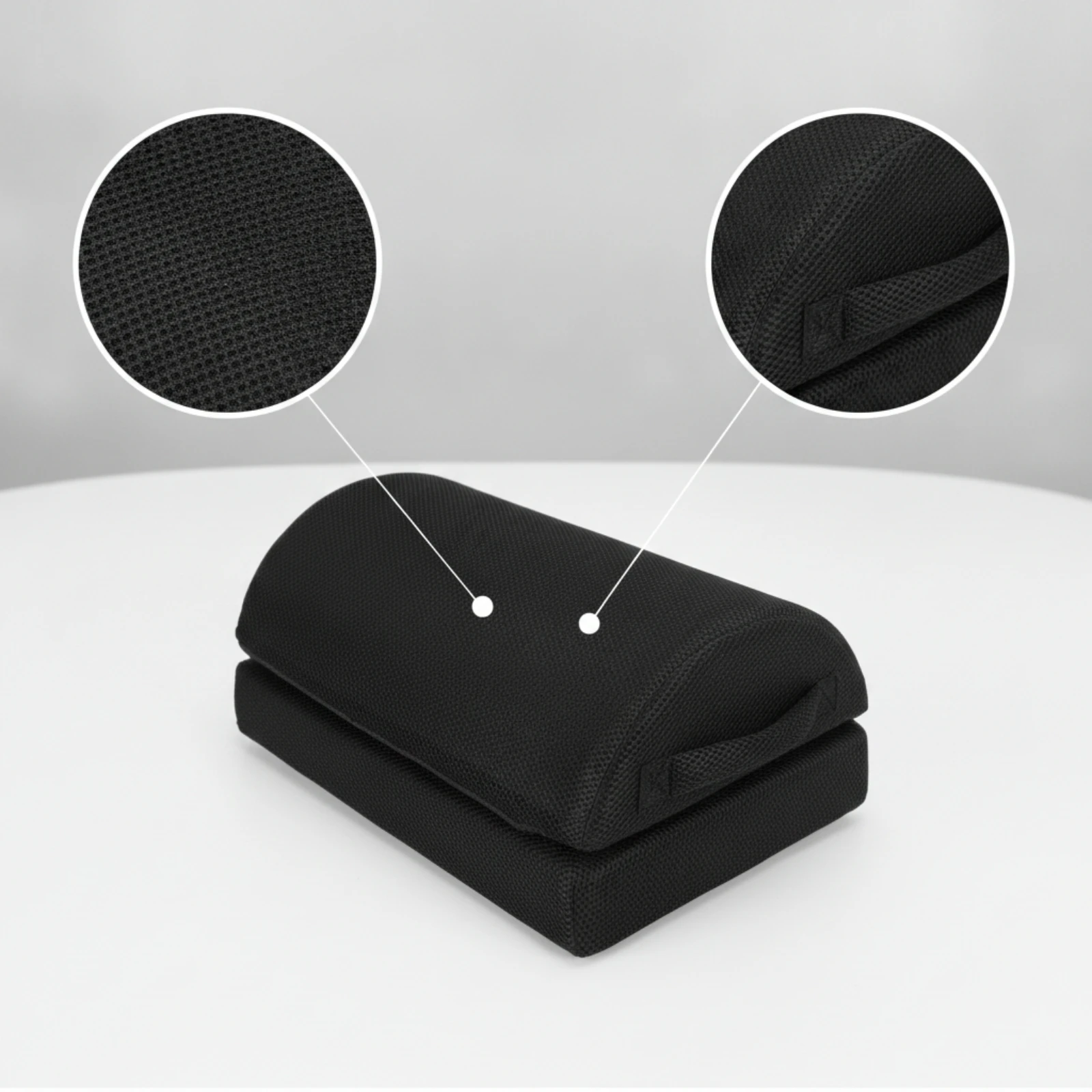 Double-Layer Footrest Versatile Footrest Pillow Under Desk Foot Rest Long-Lasting Office Foot Rest Lightweight for Gamers