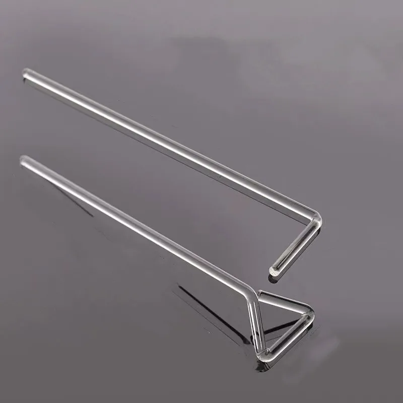 10pcs/lot Lab Glass Triangular / L-shape Cell Spreader for Petri Dish Cells Push and Scrape Laboratory Experiment