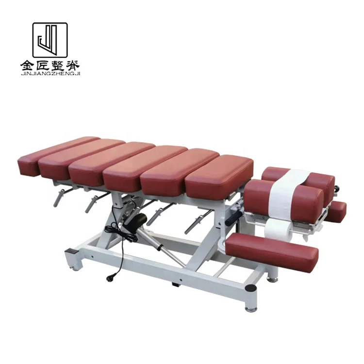 chiropractic table for lumbar and pelvis drop treatment