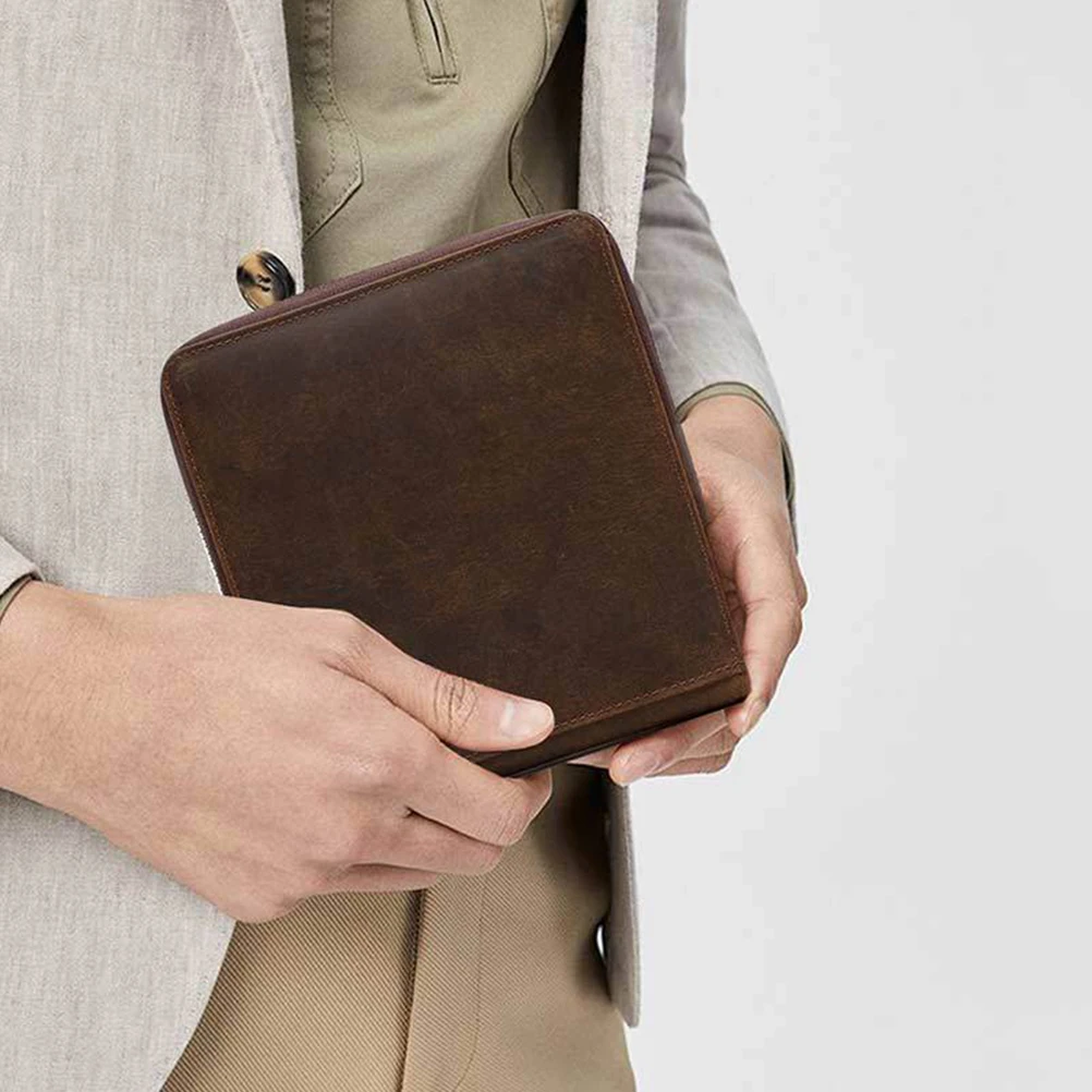 

Box Ladies Pouch Light Brown Watch Holder Organizer Travel Case Storage Bag Watch Holder Pouch