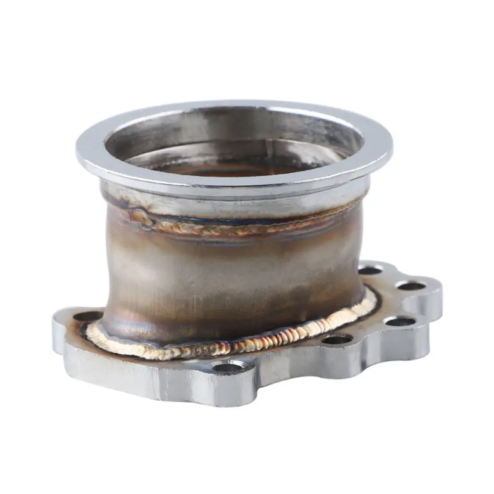 Stainless Steel Turbo Exhaust Flange 3 Inch 8 Hole For GT25 GT28 Dump Pipe Connector Performance System Upgrade Kit