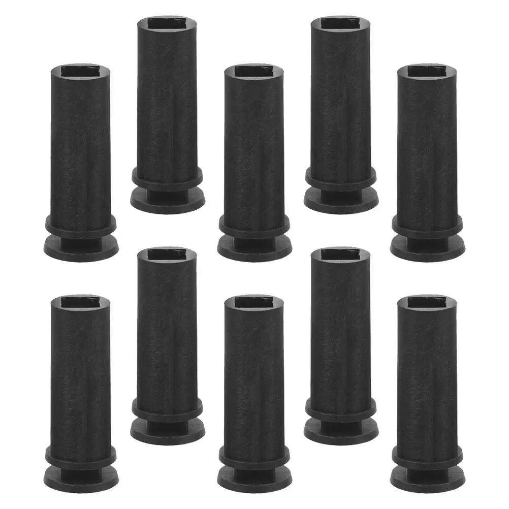

10 Pcs Christmas Tree Base Artificial Socket Black Fake Holder Rotating Sturdy Support Mini Compatibility Reliable Stability