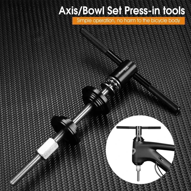 Durable MTB & Road Bike Press Installation Tool - Bicycle Headset, Bottom Bracket Stand Removal, Heavy-Duty Workshop Repair Tool