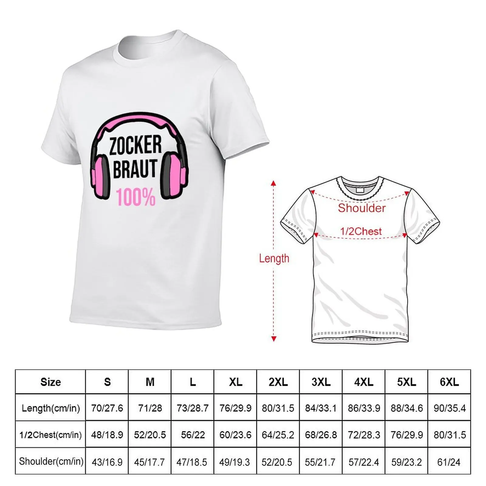Gaming Headset - Gamer Bride 100% T-Shirt essential t shirt summer tops mens big and tall t shirts