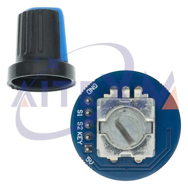 2 قطعة وحدة التشفير الدوارة لاردوينو الطوب الاستشعار تطوير الصوت المستديرة الدورية الجهد مقبض غطاء EC11 YANXD #4