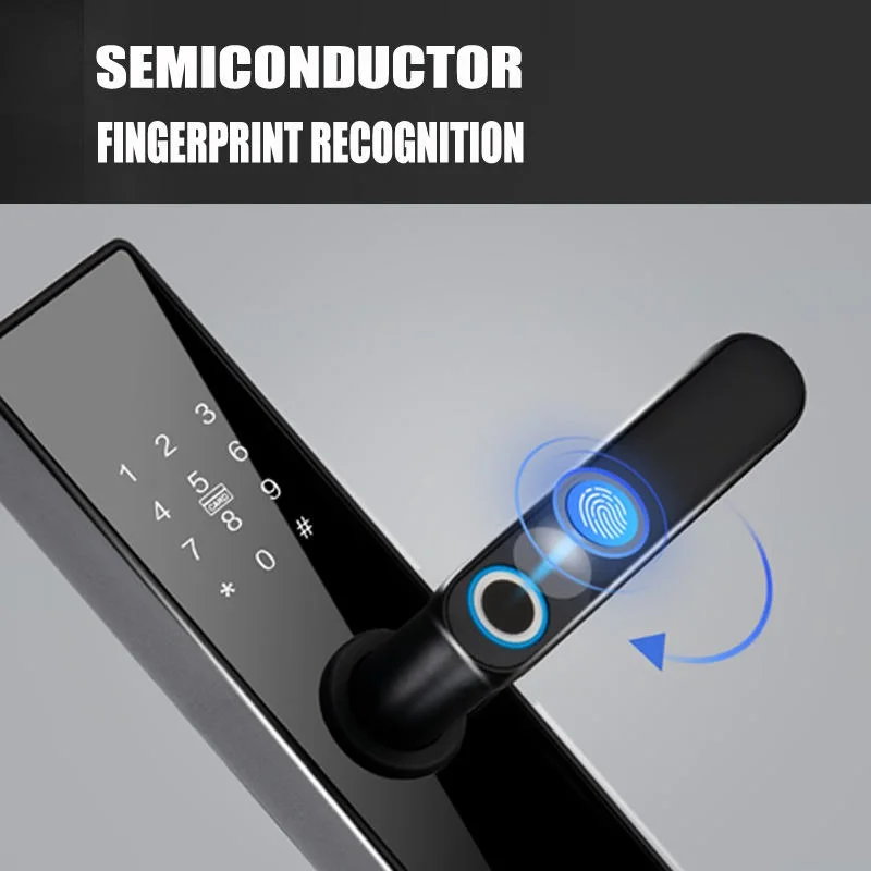 TTLOCK Bluetooth Unlock Smart Door Lock Fingerprint Handle Key Card Nfc Rfid Code App Unlock Lock for Security Home Apartments