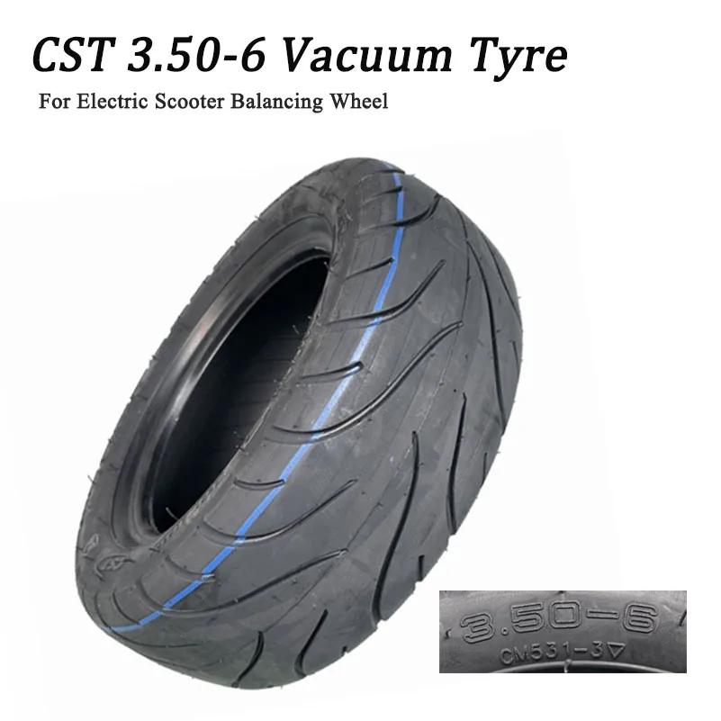 

10 Inch Vacuum Tyre CST 3.50-6 Tubeless Tire for Electric Scooter Balancing Wheel 10X3.50-6 10x4.00-6 90/65-6 Universal Tires