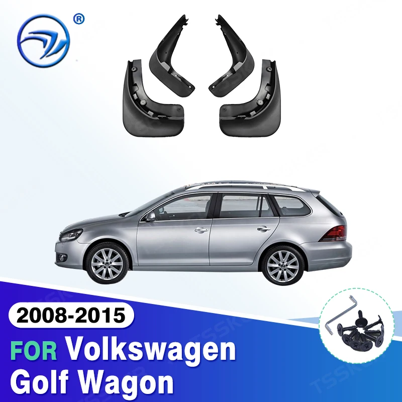 For Volkswagen Golf Wagon 2008-2015 Fender Mudguard Mud Flaps Guard Splash Flap Mudguards Car Accessories