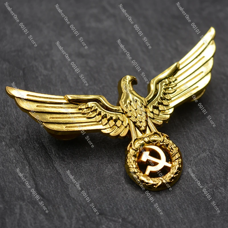 

European Medieval Maltese Crusaders Soviet Victory Eagle Badge