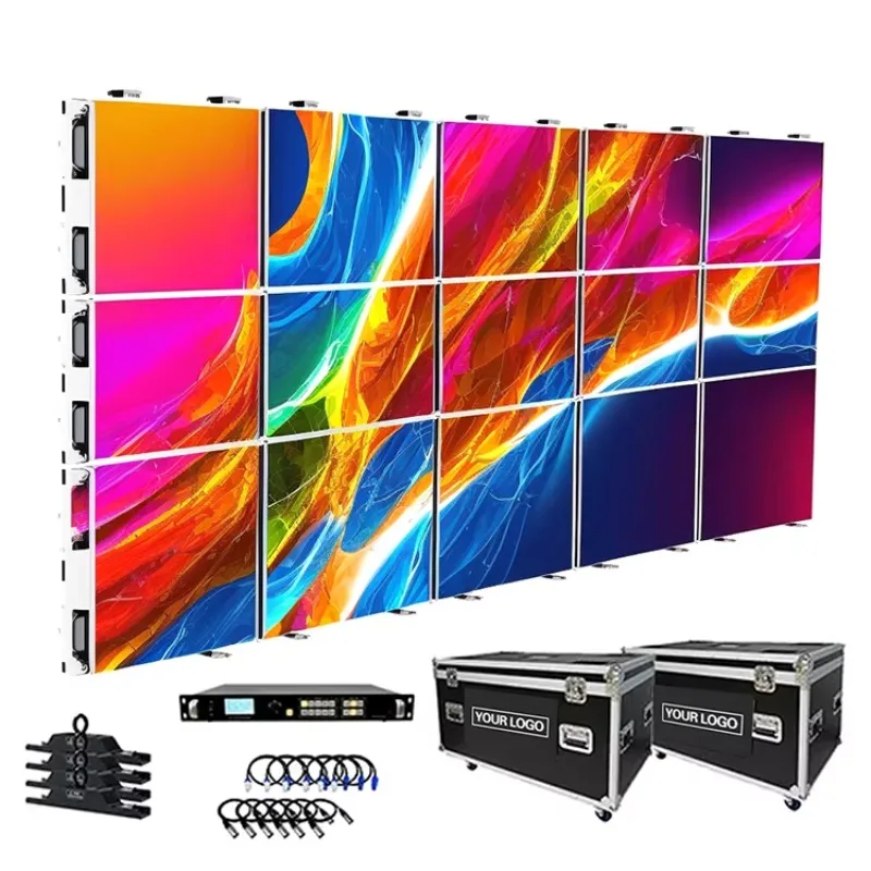 Indoor Outdoor Giant Stage Background Led Video Wall P2.6 P2.9 P3.91 P4.81 Seamless Splicing Rental LED Display Screen