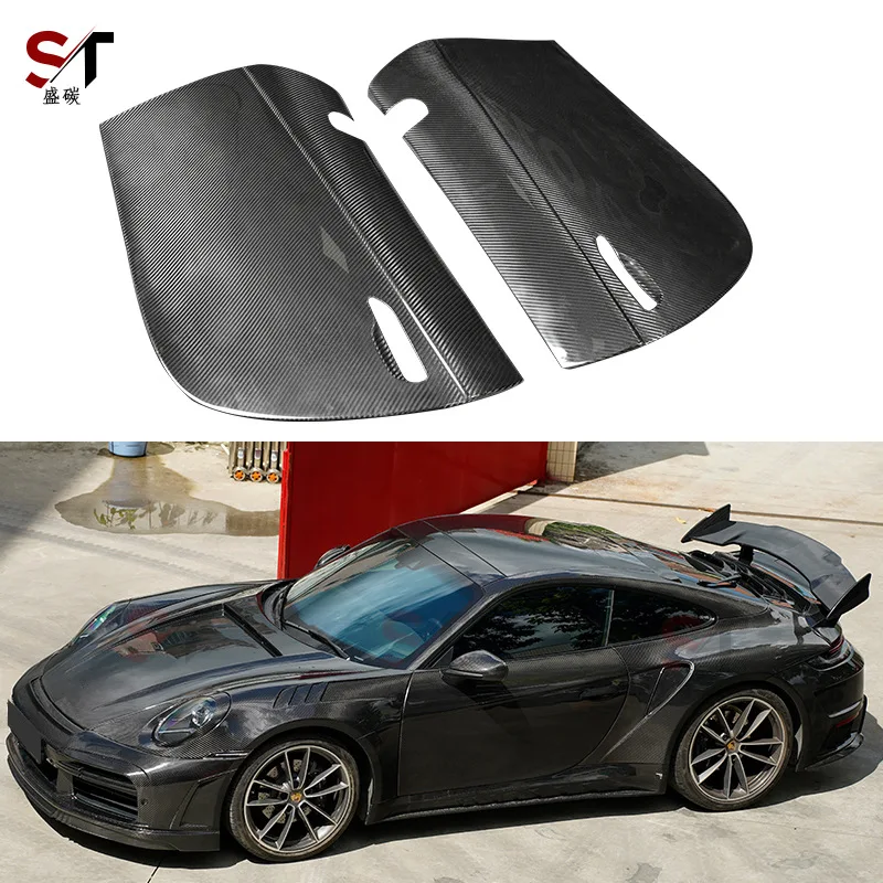 

Suitable for Porsche 911 992.1 dry carbon fiber door sticker modified dry carbon door exterior decoration