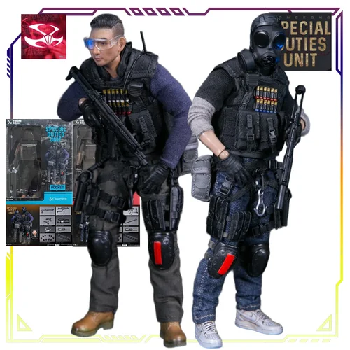 DAMTOYS オリジナル 1/12 ポケットエリートシリーズ香港フライングタイガーズ SDU - 特殊任務ユニットアクションフィギュア兵士モデルギフト