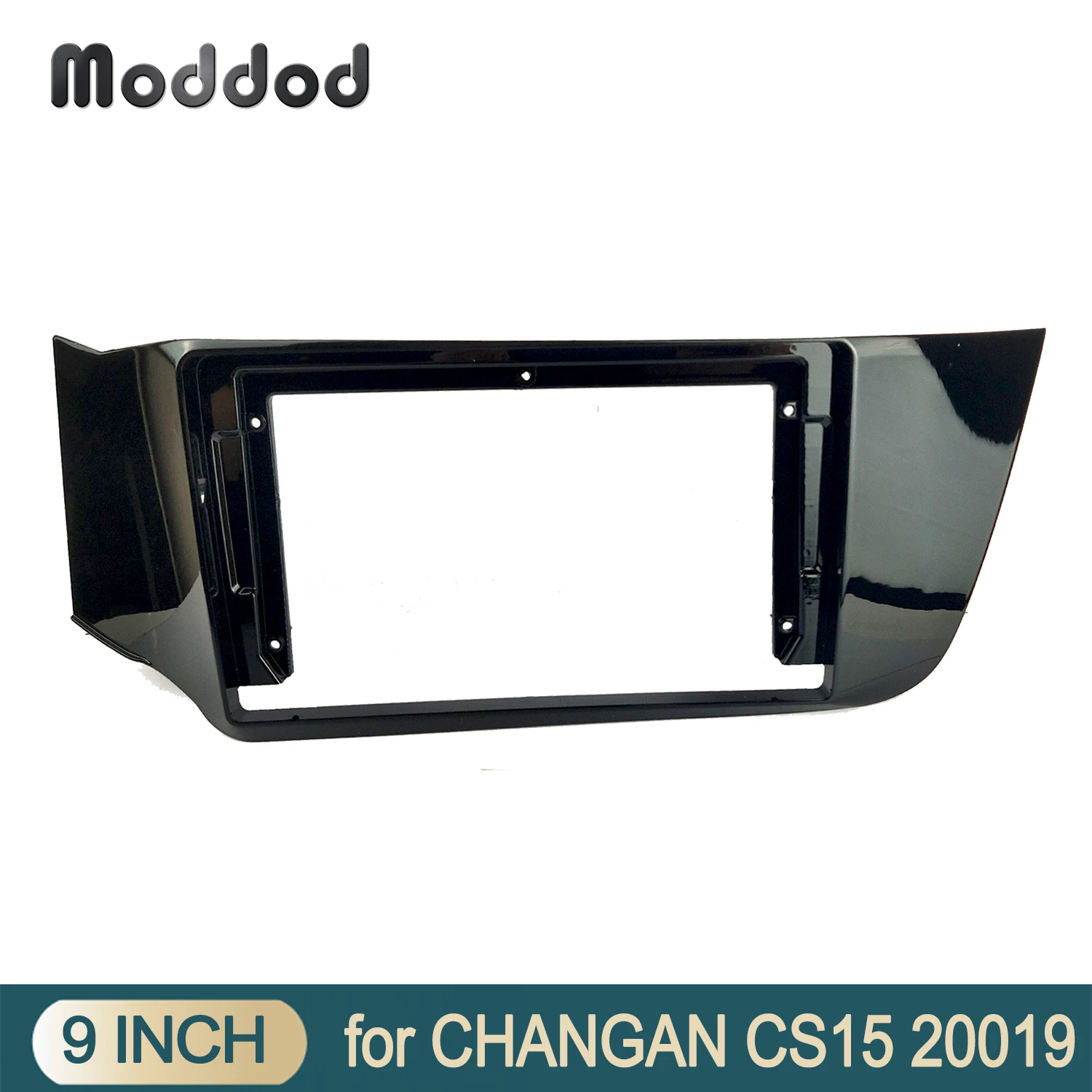 Double 2 Din Radio Frame for CHANGAN CS15 2019 9 INCH Stereo GPS DVD Player Install Surround Panel Face Plate Dash Mount Trim Ki