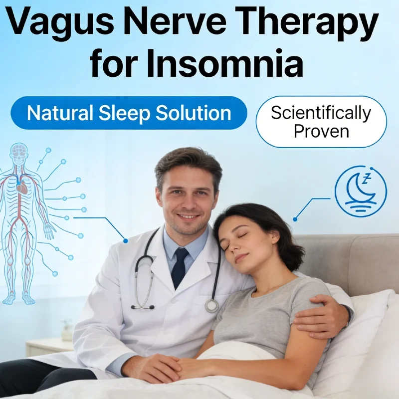 Professional Grade CES Microcurrent Neurostimulator, VNS Ear Clip for Sleep Apnea Agoraphobia Mood Stabilization Therapy