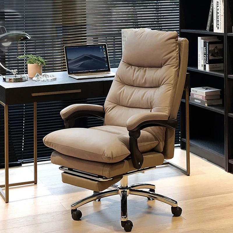 Playseat Computer Chair Ergonomic Leather Executive Swivel Chair Accent Reading Comfortable Chair Silla De Oficina Furniture