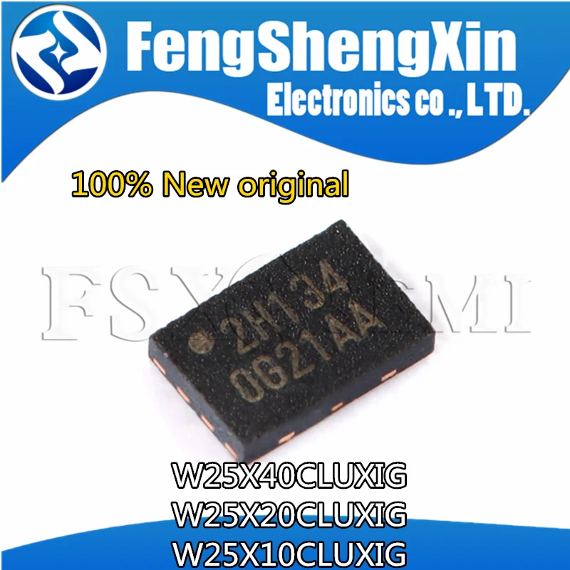 

10pcs W25X40CLUXIG W25X20CLUXIG W25X10CLUXIG 4H*** 2H*** 1H*** USON-8 flash memory chip