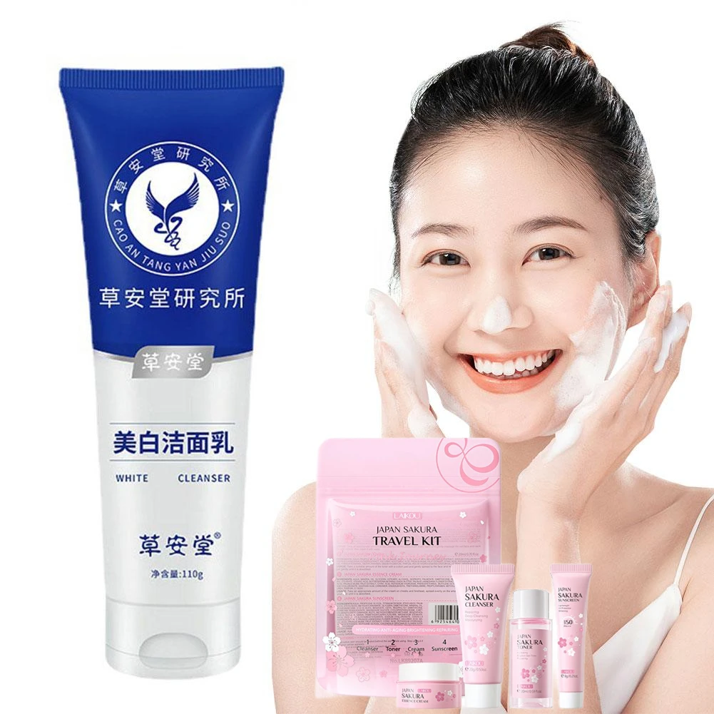 Cleansing and Whitening Cleanser Deep Cleansing and Brightening Skin Tone Brightening Acne Cleanser Skin Care Makeup