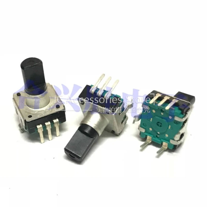 3PCS EC12 Type Rotary Encoder RE1201XD1-H01 With Push Switch 24 Positioning Pulse Mixer Effect Knob