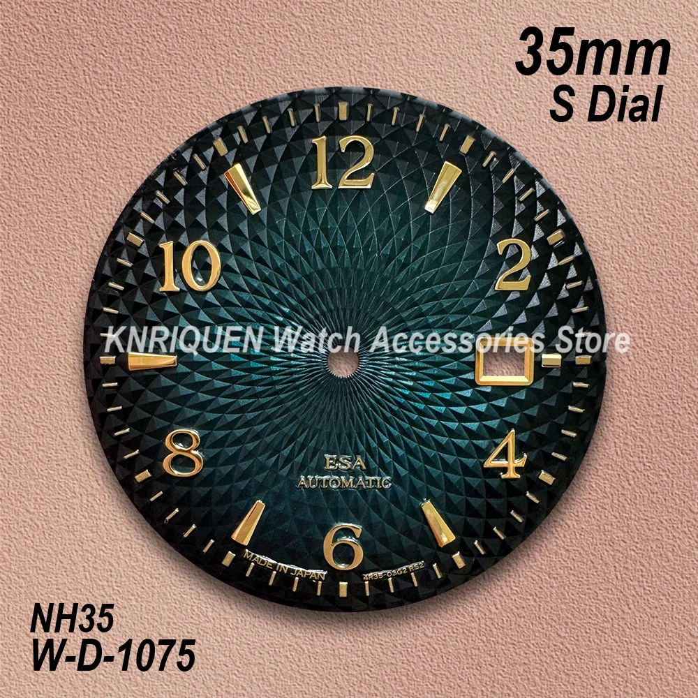 35mm Cocktail S Dial Fit NH35 Movement High-Quality Lotus NH35/NH36 Dial Watch Modification Accessories