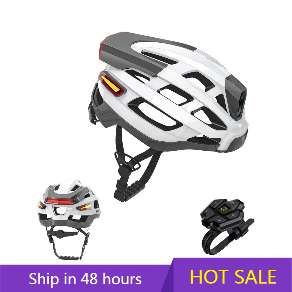 

POWER LEAP Bicycle Sports Helmet Bike Helmet With Bluetooth and Earphone Recording Smart Helmet