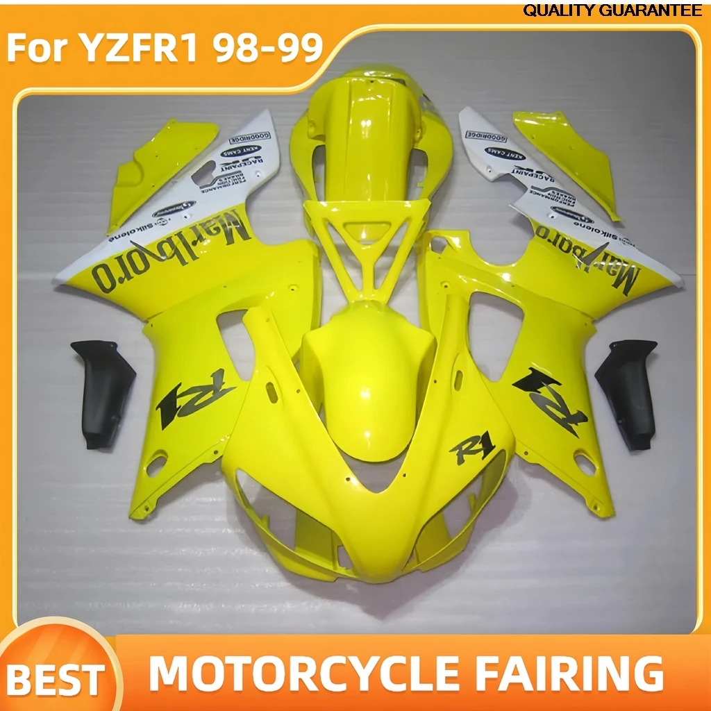 Painted Aftermarket For YAMAHA YZF R1 1000 CC 98 99 Bodykit YZFR1 1998 1999 ABS Plastic Motorcycle Repair Bodywork